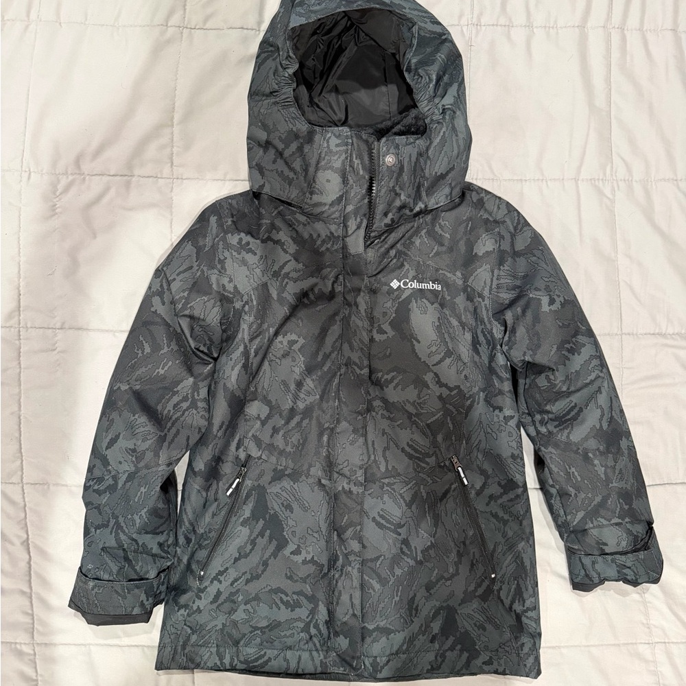 Columbia Kids' Black Patterned Puffer Jacket